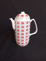 Art Deco Hollóházi kávés kanna, kiöntő