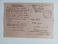 ZA589.21 Készpénzzel bérmentesítve,  6580 -  8 Pengő  -1946 I.8.   Kemeneshőgyész  Zoltai Gyuláné pm