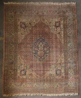 1T009 Antik hatalmas méretű kézi szövésű szőnyeg közép szőnyeg 360 x 450 cm