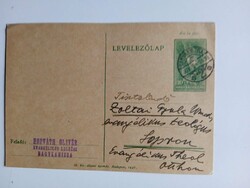 ZA589.19  Levelezőlap - 1937 Nagykanizsa - Horváth Olivér ev. lelkész  -  Zoltai Gyula Sopron