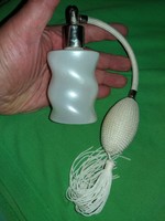 Csodaszép retro pumpás parfümös üveg art deco stílusban a képek szerinti kiváló állapotban