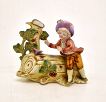 Antik osztrál porcelán váza spillvase 10cm