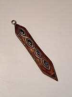 Bartha Ágnes iparművész zománc medál, 6,7 x 1 cm