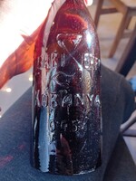 Régi feliratos sörösüveg palack Polgári Sergőző Kőbánya 0,45 l
