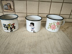 Retro zománcozott pohár, bögre eladó!