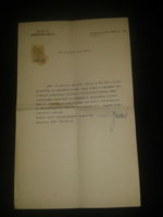 1940 Remix kereskedelmi rt ajánlólevele 50 filléres okmánybélyeggel
