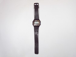 Retro old waterproof watch wristwatch quartz quartz - asahi lcd m-291 made in Japan