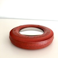 Cordiatic nagyítós gumiabroncs reklámtárgy, 60-as évek (átmérője 14 cm)