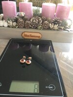 Art deco  arany  fûlbevaló eladõ