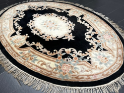 OVÁLIS KÍNAI AUBUSSON szőnyeg, 270-180 cm