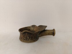 Antik Tibet ázsiai tibeti nyeles parázs bronz vasaló eszköz 430 9858