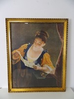 Gyönyörű antik nyomat / falikép