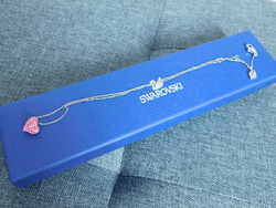 Swarovski nyaklánc köves szív medállal