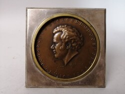 KARL PERL (1876-1965) - SCHUBERT BRONZ MEDÁL1928