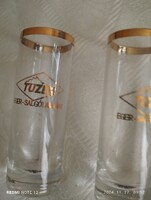 Tüzép Eger - Salgótarján logós pohár párban