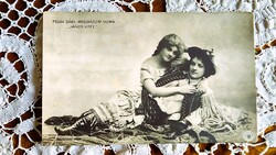 FEDÁK SÁRI DÍVA PRIMADONNA MEDGYASZAY VILMA 1905 FOTÓLAP JÁNOS VITÉZ KUKORICA JANCSI Strelisky fotó