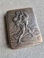 1900s Russian 875silver cigar box