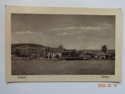 Régi képeslap: Csopak, látkép (1955)
