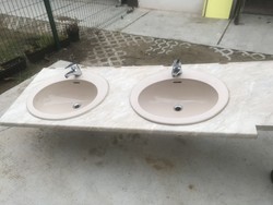 2 db kagyló csapteleppel csak együtt eladó