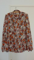 Flamingo mintás elegáns blúz  42 / L