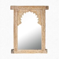 Vintage teakfa tükör, 68x91 cm