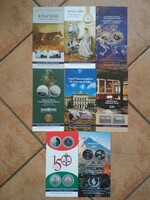 Érme prospektusok, ismertetők Kincsem, Kúria, EU elnökség, BME, SZTE, Ügyészség, Olimpia, Földalatti
