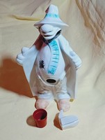 Porcelán Világhy Árpád  mutogató ember majolika Bohém - Nem gyártják többé - kaktusz tartó is megvan