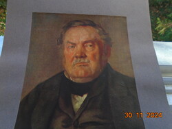 SZÉKELY BERTALAN "A művész apja" festménye nyomata Franklin Nyomda képanyag archivumából