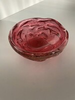 Murano pink/arany színű asztalközép