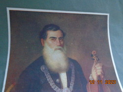 PITYÓ JÓZSEF Liptói cigányprímás arcképe P.Bohun festménye nyomata Franklin Nyomda képanyag archivum