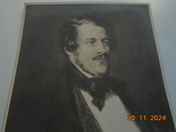 DONIZETTI (1797-1848) olasz zeneszerző portréja művészi fotója Franklin Nyomda képanyag archivumából