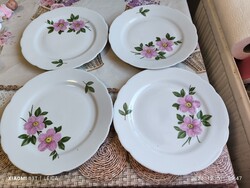 Kahla porcelán virágos lapos tányér 4 db eladó!