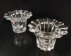 Retró IKEA üveg gyertyatartó