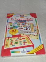 E - Lektor Quiz Champion Hardcover elektromos érzékelős társasjáték -  -szép állapotban