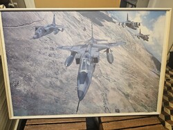Plaistow Pictorial C94: Sepecat Jaguars Észak Wales-i átrepülését Amerikai hadirepülőgépek Poszter 5