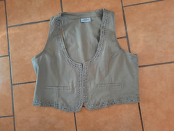 Női 2XL/46 farmer mellény szegecses, Alkudható