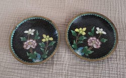 Cloisonne réz kis tálkák