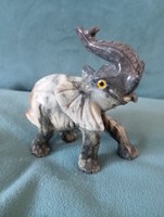 Elefánt figura zsírkőből