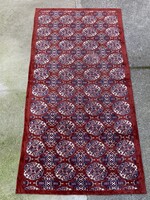 ANTIK SZÍNES TEXTIL ASZTAL VAGY ÁGY TAKARÓ 251 X 124 CM
