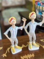 Drasche porcelán Integető fiúk