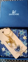 Swarovski csillag és szerencse hozó angyal kulcstartó.