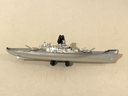 CSATAHAJÓ HADIHAJÓ MAKETT ÖNGYÚJTÓ, ÍRÓASZTAL DÍSZ 39 CM