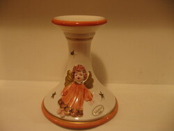 Bolognini Italy angyalos kerámia gyertyatartó