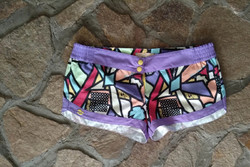 Női M/L rövidnadrág, neon violet, shortnadrág, Alkudható