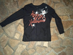 Női XL  Halloween mintás pamut pulóver, Alkudható