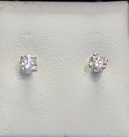 Brill fülbevaló 0.44 carat (2×0.22) Brüsszelben vásárolt ajándék