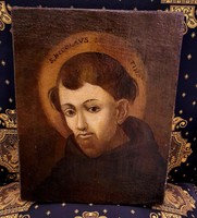 Szent Miklós portré az 1800as évek első feléből