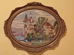 Ovális gobelin képek