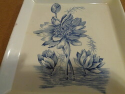 Zsolnay antik asztalközép tál  , 23 x 25 cm , piciny lepattanással