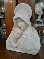 Alt wien rudolf podany (1876-1963) - scauer vienna faienceh, Madonna with child figural porcelain